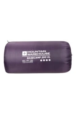 Mountain Warehouse Basecamp 200 XL Sleeping Bag 8 Mountain Warehouse Basecamp 200 XL Sleeping Bag -MOUTAIN WAREHOUSE 026833 pur basecamp 200 xl sleeping bag har aw22 01