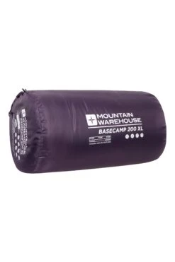 Mountain Warehouse Basecamp 200 XL Sleeping Bag 9 Mountain Warehouse Basecamp 200 XL Sleeping Bag -MOUTAIN WAREHOUSE 026833 pur basecamp 200 xl sleeping bag har aw22 02