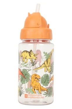 Mountain Warehouse BPA-Free Shark Print Kids Water Bottle - 450ml -MOUTAIN WAREHOUSE 035311 mxd bpa free bottle 450ml har ss23 01