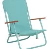 Mountain Warehouse Low Folding Chair With Wooden Armrest 2 Mountain Warehouse Low Folding Chair With Wooden Armrest -MOUTAIN WAREHOUSE 035616 blu wooden armrest folding low chair har ss20 1