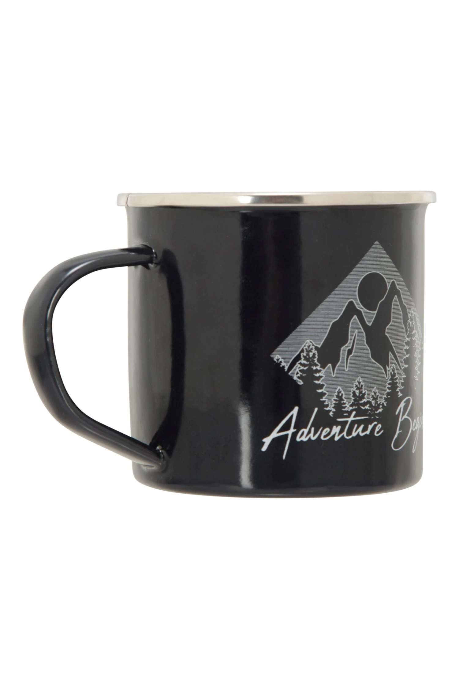 Enamel Mug - Adventure Begins Mountain Warehouse Enamel Mug - Adventure Begins -MOUTAIN WAREHOUSE 037338 bla enamel mug adventure begins har aw21 02 scaled