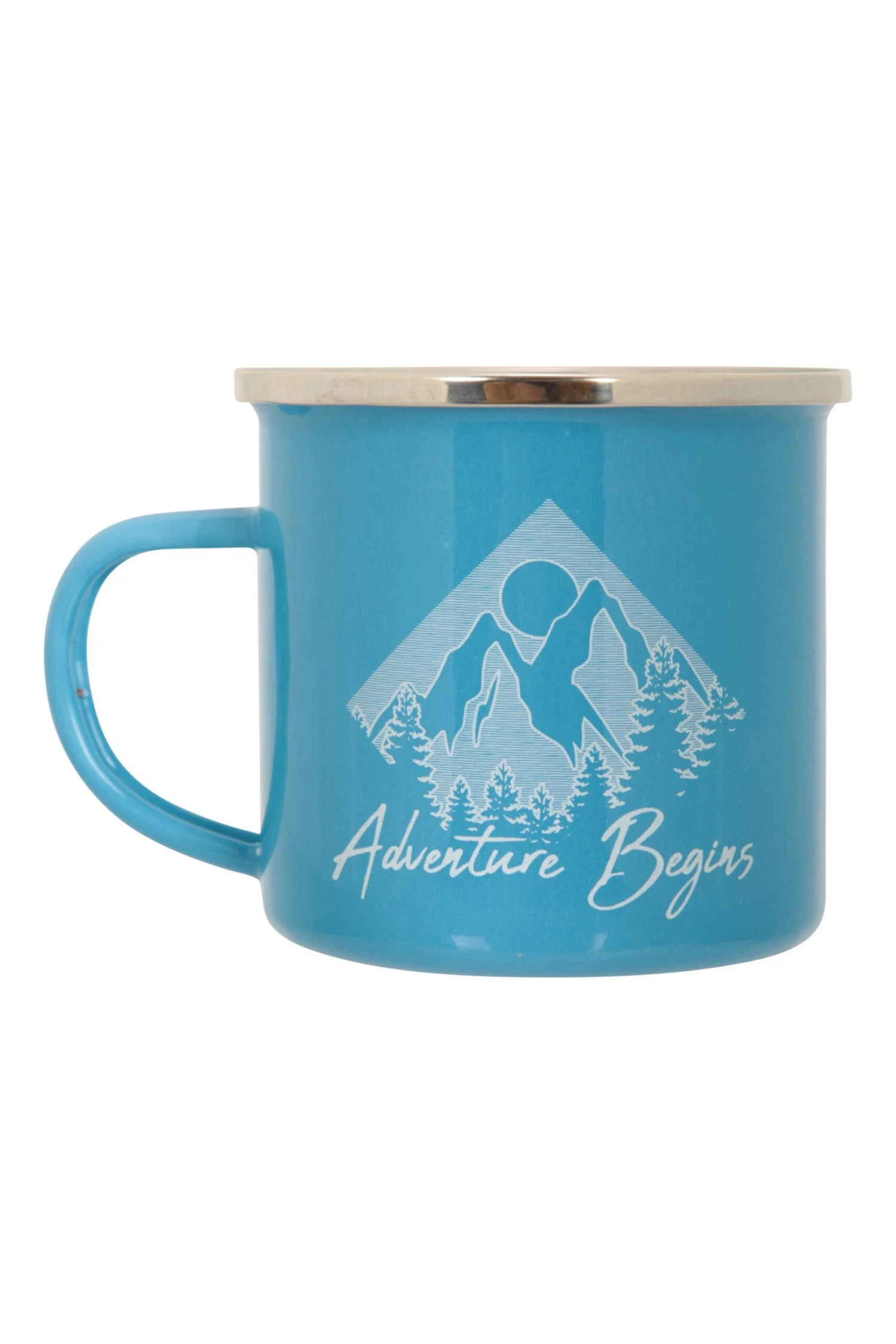 Enamel Mug - Adventure Begins Mountain Warehouse Enamel Mug - Adventure Begins -MOUTAIN WAREHOUSE 037338 pbl enamel mug adventure begins har aw21 01 scaled