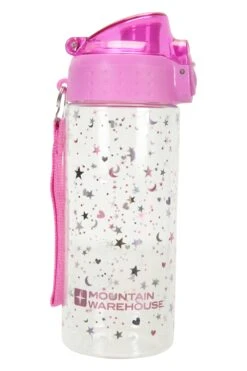 Mountain Warehouse Foil Print Push-Lid Water Bottle