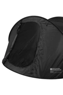 Mountain Warehouse Pop-Up Single Skin 4 Man Tent 4 Mountain Warehouse Pop-Up Single Skin 4 Man Tent -MOUTAIN WAREHOUSE 039230 bla pop up 4 man tent har ss23 03