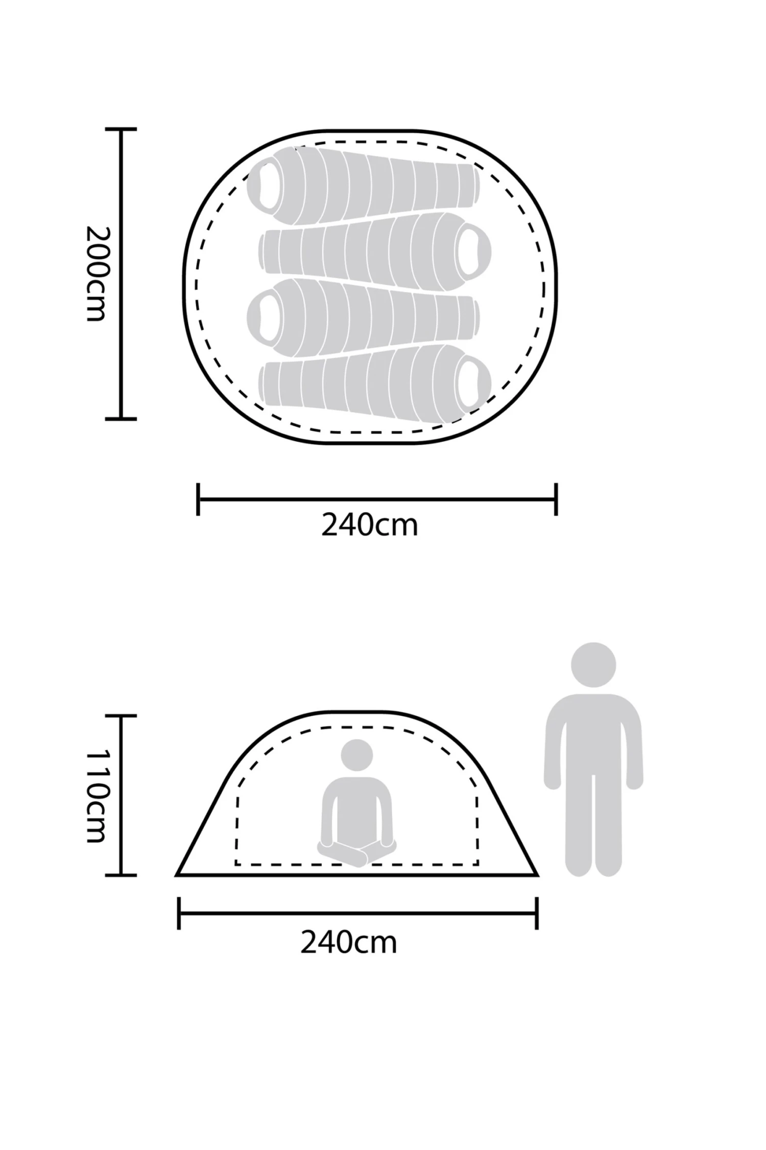 Pop-Up Single Skin 4 Man Tent Mountain Warehouse Pop-Up Single Skin 4 Man Tent -MOUTAIN WAREHOUSE 039230 bla pop up 4 man tent hard ss23 10 scaled