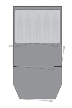 Outwell Footprint With Integrated Toggle Up Front - Collingwood 5 3 Outwell Footprint With Integrated Toggle Up Front - Collingwood 5 -MOUTAIN WAREHOUSE 039659 gre outwell footprint w intergrated toggle up front collingwood 5 tents ss20 1