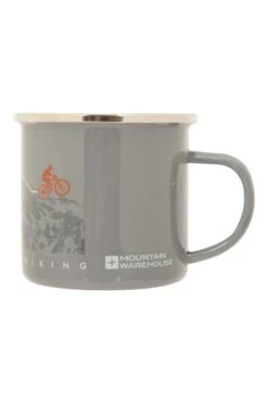 Mountain Warehouse Enamel Mug - I Would Rather Be Biking 5 Mountain Warehouse Enamel Mug - I Would Rather Be Biking -MOUTAIN WAREHOUSE 052964 gre enamel mug i would rather be biking har aw21 04