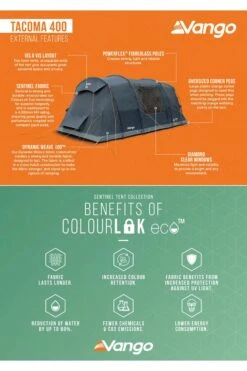 Vango M009DA Tacoma 400 Poled Tent Package (4 Person) -MOUTAIN WAREHOUSE m009da 001 tacoma400poledtentpackage4person20250213013725 2