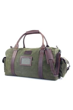 Mens Large Waxed Canvas Holdall -MOUTAIN WAREHOUSE m053df 001 menslargewaxedcanvasholdall20220924060612 2
