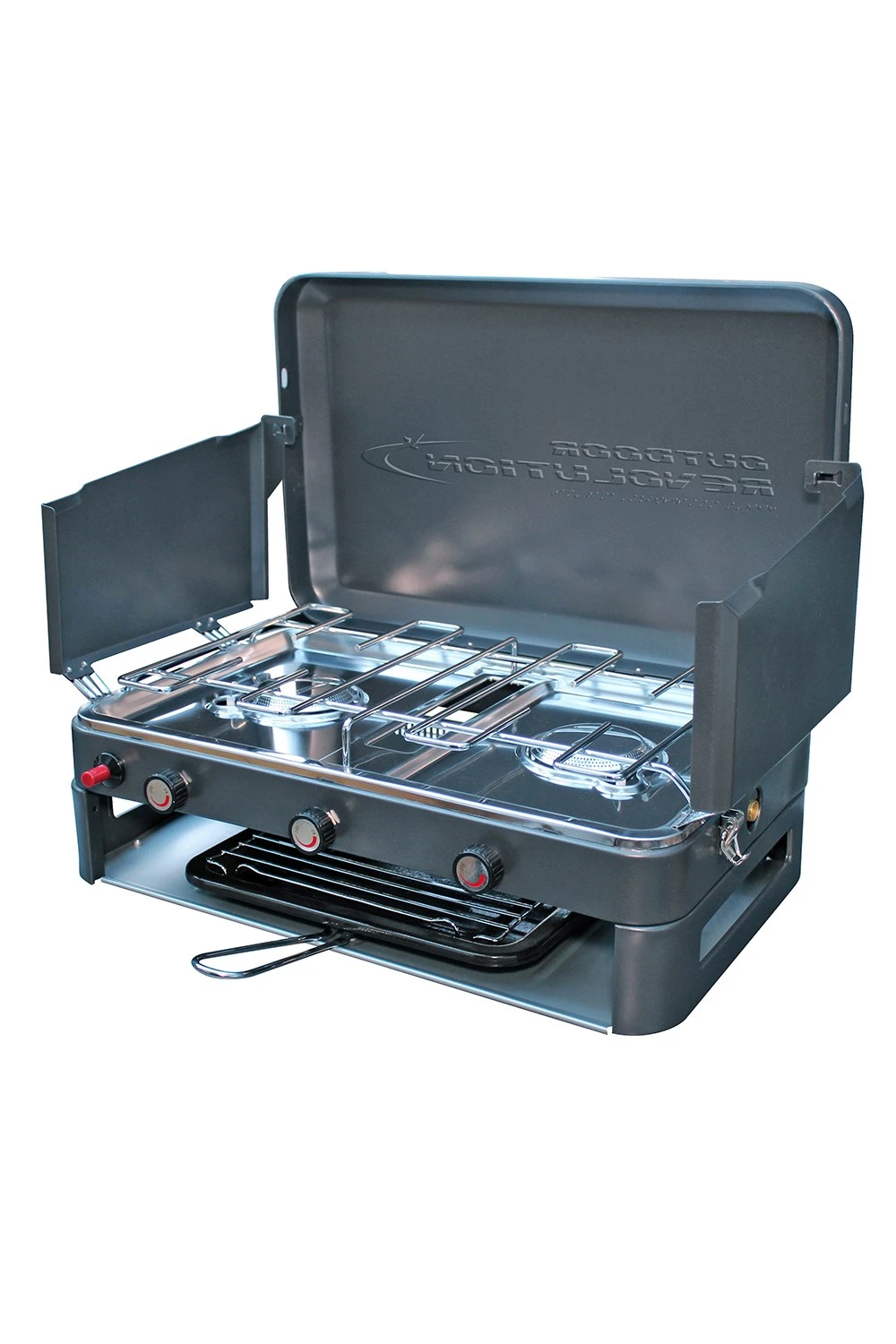 Twin Burner Gas Stove & Grill Twin Burner Gas Stove & Grill -MOUTAIN WAREHOUSE m08010 001 twinburnergasstovegrill20230419062107 1