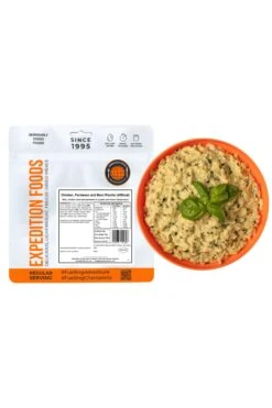 Camping Food - Chicken, Parmesan & Basil Risotto