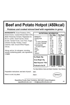Camping Food - Beef And Potato Hotpot 4 Camping Food - Beef And Potato Hotpot -MOUTAIN WAREHOUSE m15147 001 campingfoodbeefandpotatohotpot20221223012113 3