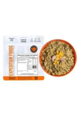 Camping Food - Mediterranean Vegetable Pasta