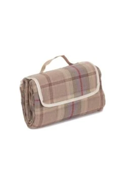 M1A9F2 Polyester Lavender Tartan Picnic Rug
