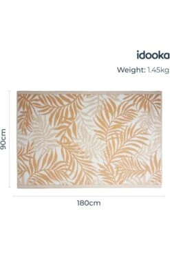 M21599 Outdoor Orange Leaves Camping Rug 90cm X 180cm -MOUTAIN WAREHOUSE m21599 001 outdoororangeleavescampingrug90cmx180cm20250411022113 5