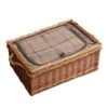M2E090 Cheltenham Wicker Picnic Basket With Fitted Cooler