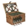 M377A0 Four Person Green Tweed Chest Wicker Picnic Basket 1 M377A0 Four Person Green Tweed Chest Wicker Picnic Basket -MOUTAIN WAREHOUSE m377a0 001 fourpersongreentweedchestwickerpicnicbasket20230629035115 1