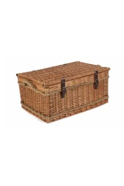 M4212A Rope Handled 6 Person Green Tweed Picnic Basket -MOUTAIN WAREHOUSE m4212a 001 ropehandled6persongreentweedpicnicbasket20230607043636 2