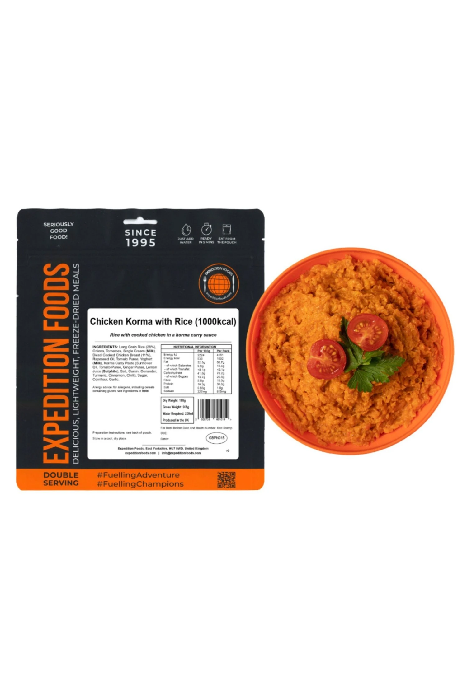 M5561E Chicken Korma with Rice Camping Food (1000kcal) M5561E Chicken Korma With Rice Camping Food (1000kcal) -MOUTAIN WAREHOUSE m5561e 001 chickenkormawithricecampingfood1000kcal20230712040635 1 scaled