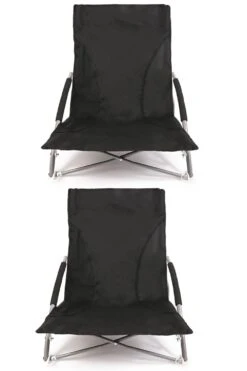 M55FEA Low Camping Chair Twin Pack