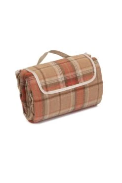M5FE7A Burnt Orange Tartan Picnic Rug 3 M5FE7A Burnt Orange Tartan Picnic Rug -MOUTAIN WAREHOUSE m5fe7a 001 burntorangetartanpicnicrug20230608073612 2
