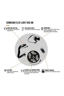 Vango M6222C Sunbeam Flexi Lights 6 Metres -MOUTAIN WAREHOUSE m6222c 001 sunbeamflexilights6metres20250512113630 4