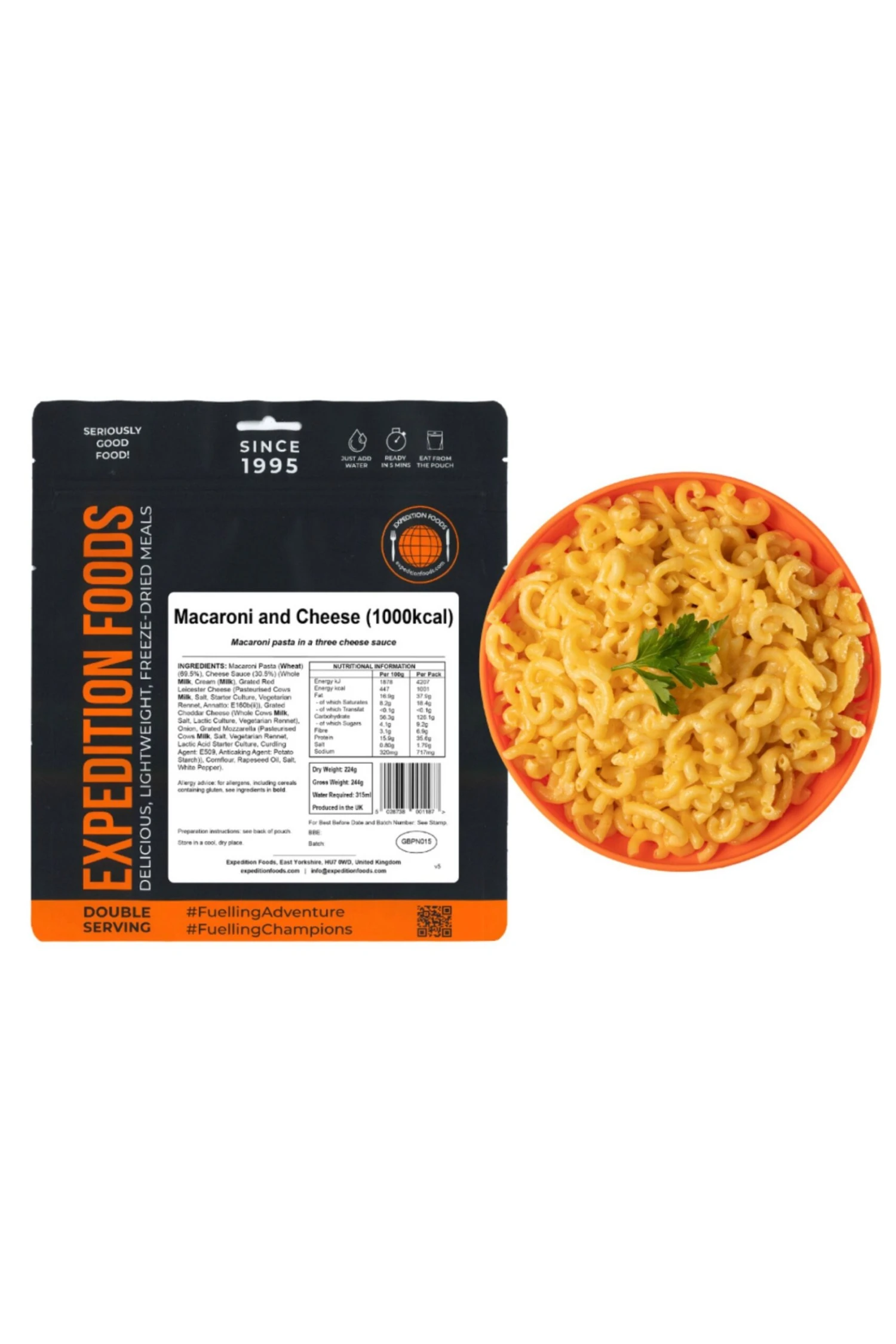 M628F6 Macaroni and Cheese Camping Food (1000kcal) M628F6 Macaroni And Cheese Camping Food (1000kcal) -MOUTAIN WAREHOUSE m628f6 001 macaroniandcheesecampingfood1000kcal20230712040635 1 scaled