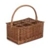 M7E643 Double Steamed 6 Bottle Carrier Drinks Basket