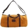Mens Canvas Barrel Bag