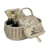 M9C6D5 Wicker 4 Person Boat Picnic Basket