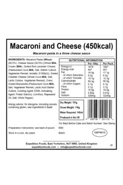 Camping Food - Macaroni And Cheese -MOUTAIN WAREHOUSE ma3b88 001 campingfoodmacaroniandcheese20221223012110 3