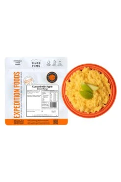 Camping Food - Custard With Apple