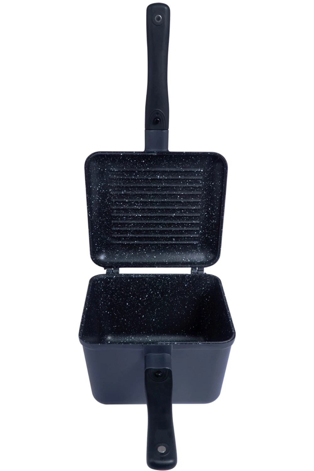 MB6E7D Connect Deep Pan & Griddle XL Granite Edition Ridgemonkey MB6E7D Connect Deep Pan & Griddle XL Granite Edition -MOUTAIN WAREHOUSE