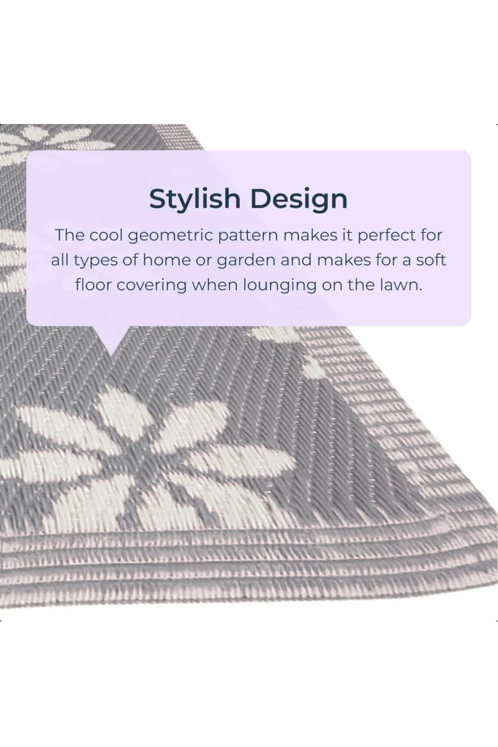 Floral Outdoor Camping Rug 120cm x 180cm Floral Outdoor Camping Rug 120cm X 180cm -MOUTAIN WAREHOUSE