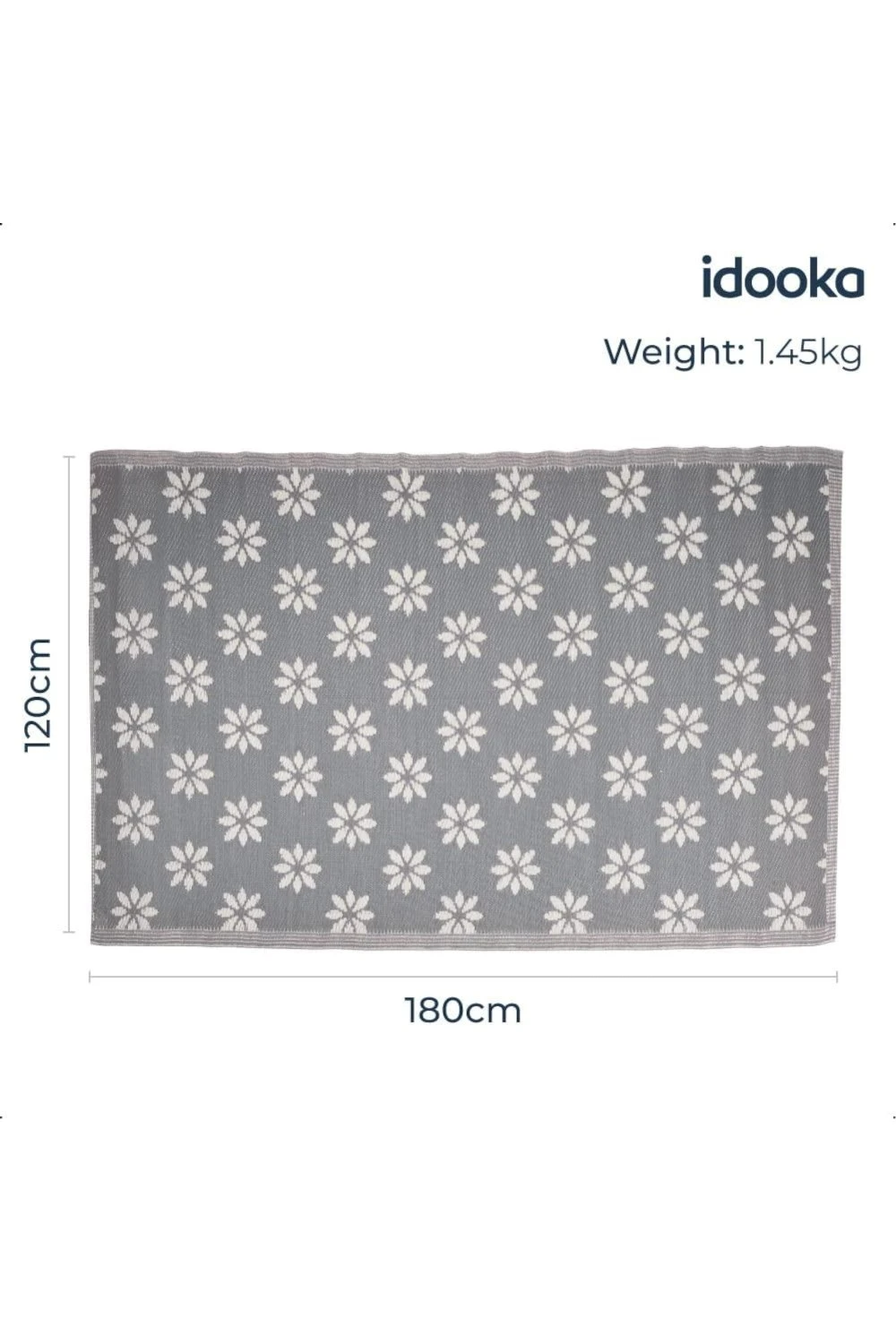 Floral Outdoor Camping Rug 120cm x 180cm Floral Outdoor Camping Rug 120cm X 180cm -MOUTAIN WAREHOUSE