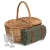 MBF17F Oval Double Steamed 2 Person Fitted Picnic Basket