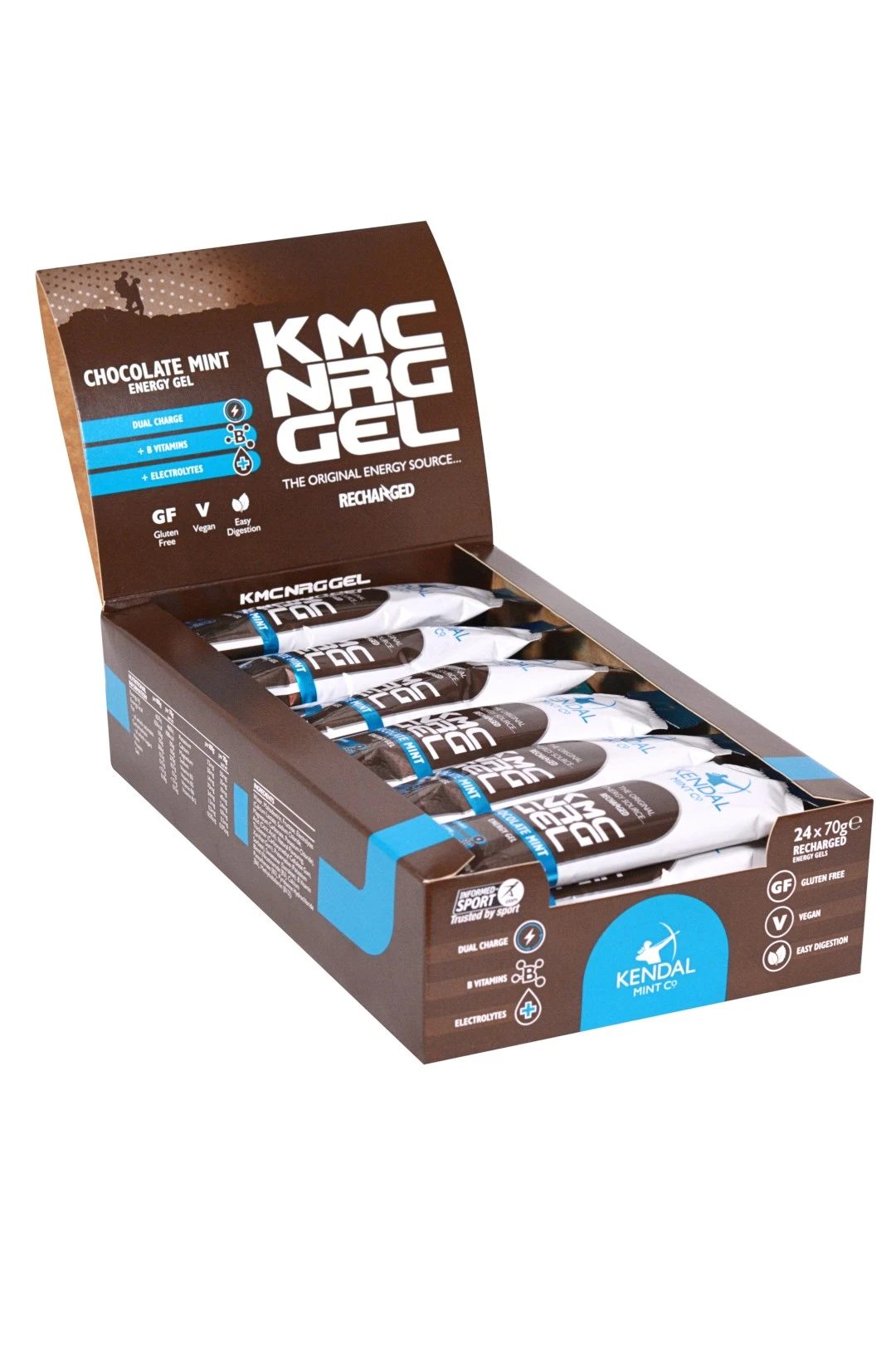 KMC NRG GEL Energy Gel 24 x 70g KMC NRG GEL Energy Gel 24 X 70g -MOUTAIN WAREHOUSE