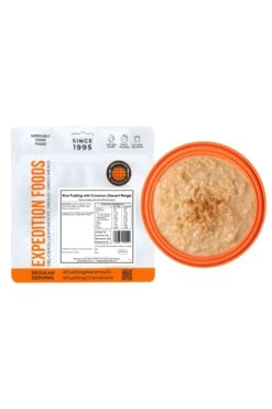 Camping Food - Rice Pudding With Cinnamon