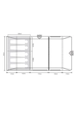 Airedale 5.0S (2021) 5 Man Tent -MOUTAIN WAREHOUSE mcf803 001 airedale50s20215mantent20230427090606 10