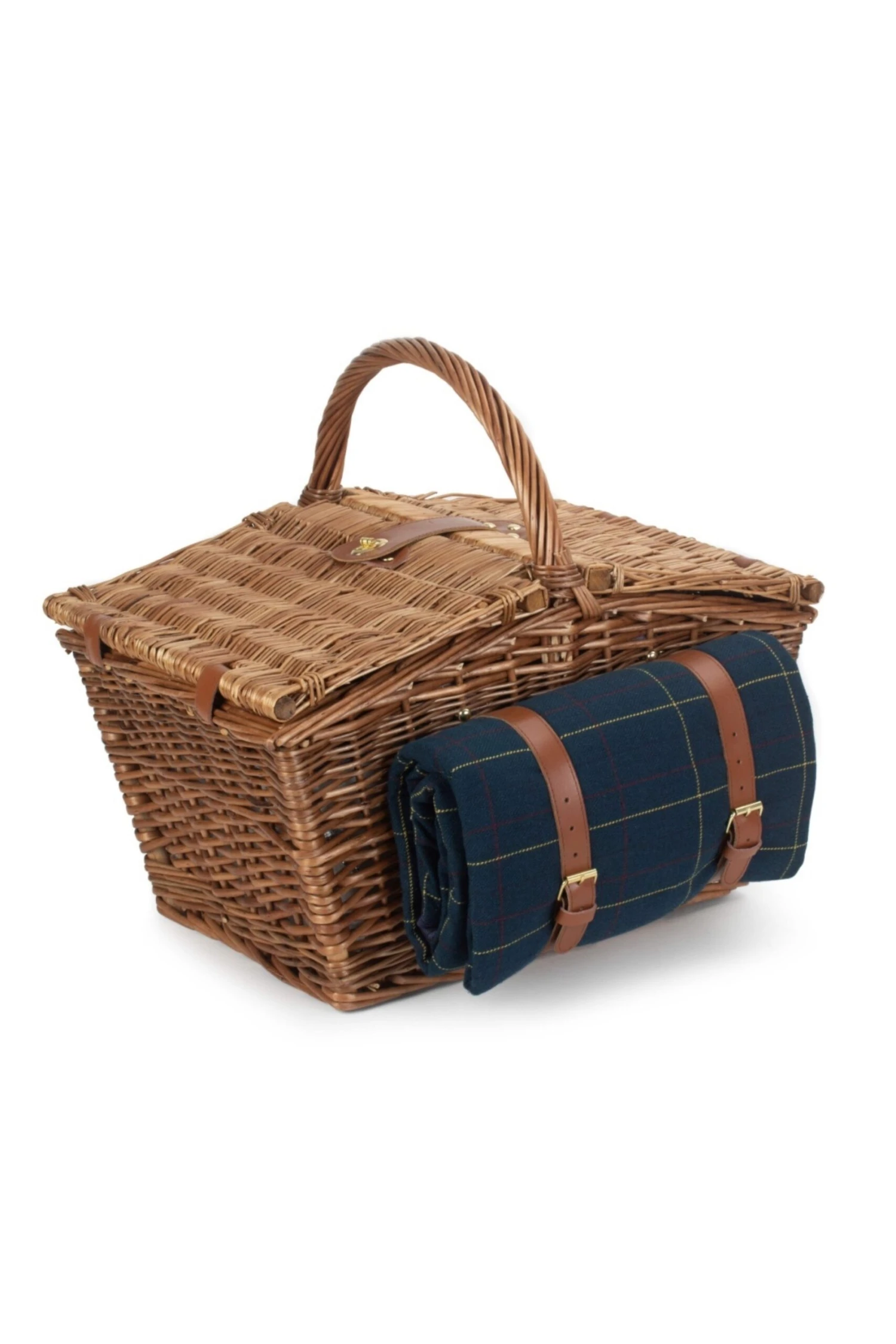 MD0F95 Elegant 4 Person Blue Tweed Fitted Picnic Basket MD0F95 Elegant 4 Person Blue Tweed Fitted Picnic Basket -MOUTAIN WAREHOUSE md0f95 001 elegant4personbluetweedfittedpicnicbasket20230629035130 2 scaled