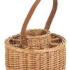 MD195E Round Wicker Whisky Celebration Drinks Carrier