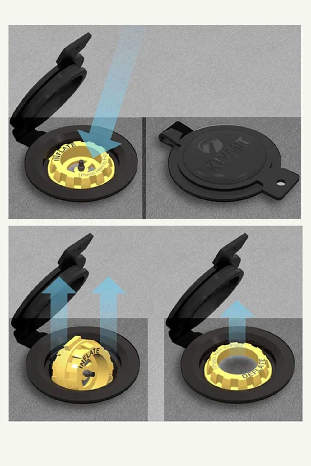 Static V Luxe Camping Sleeping Pad Klymit Static V Luxe Camping Sleeping Pad -MOUTAIN WAREHOUSE