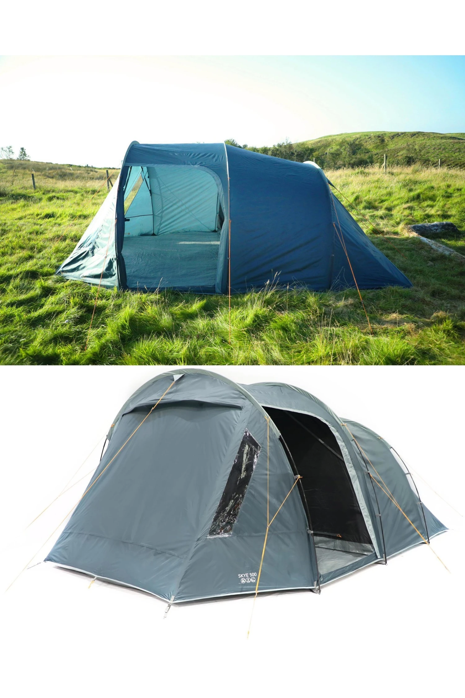 ME7368 Skye Tent (5 person) Vango ME7368 Skye Tent (5 Person) -MOUTAIN WAREHOUSE me7368 001 skyetent5person20250512113637 8