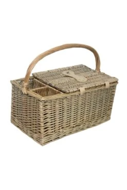 MF4DA1 Wicker Double Lidded 2 Person Picnic Basket -MOUTAIN WAREHOUSE mf4da1 001 wickerdoublelidded2personpicnicbasket20230607033617 2