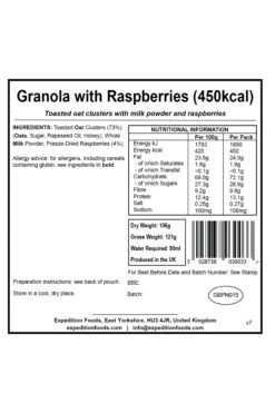 Camping Food - Granola With Raspberries 4 Camping Food - Granola With Raspberries -MOUTAIN WAREHOUSE mf708a 001 campingfoodgranolawithraspberries20221223012115 3
