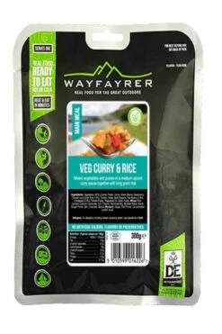 Vegatable Curry & Rice 300g Camping Food